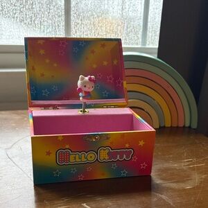 Vintage 2002 Hello Kitty Rainbow Jewelry Box